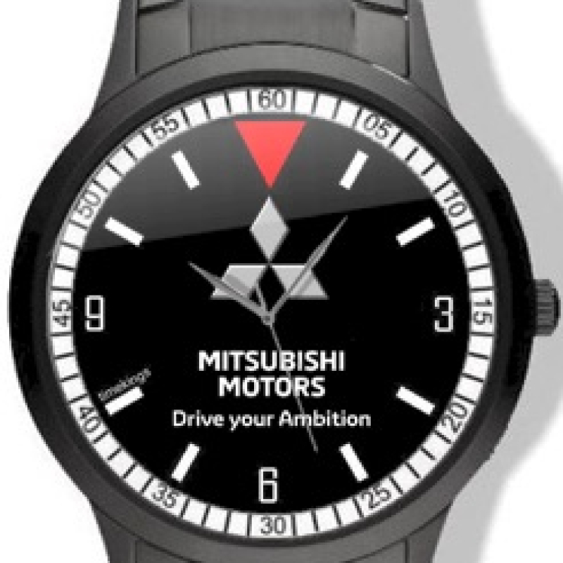 Automobiliahorloge Mitsubishi.