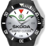 Automobiliahorloge Skoda