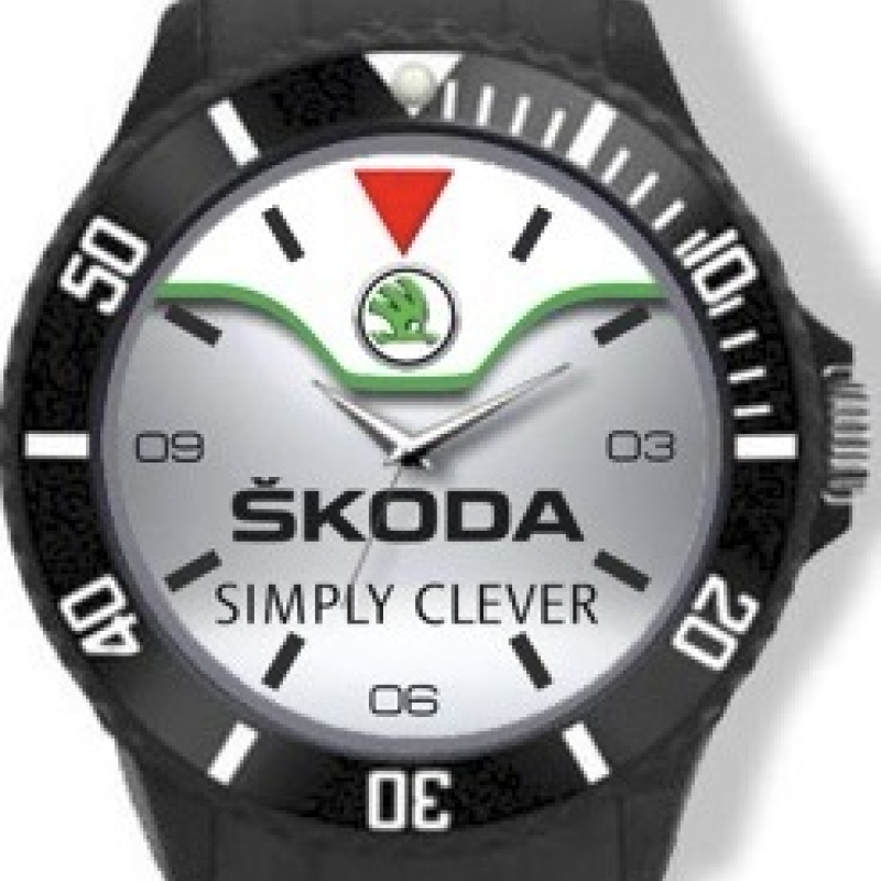 Automobiliahorloge Skoda